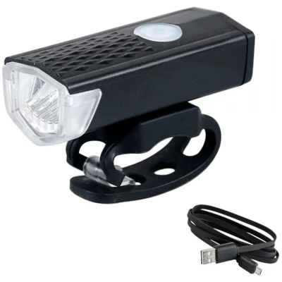 фото - Фара передня BauTech BSK-2271-LM, акумулятор, USB, чорний (BSK-2271)