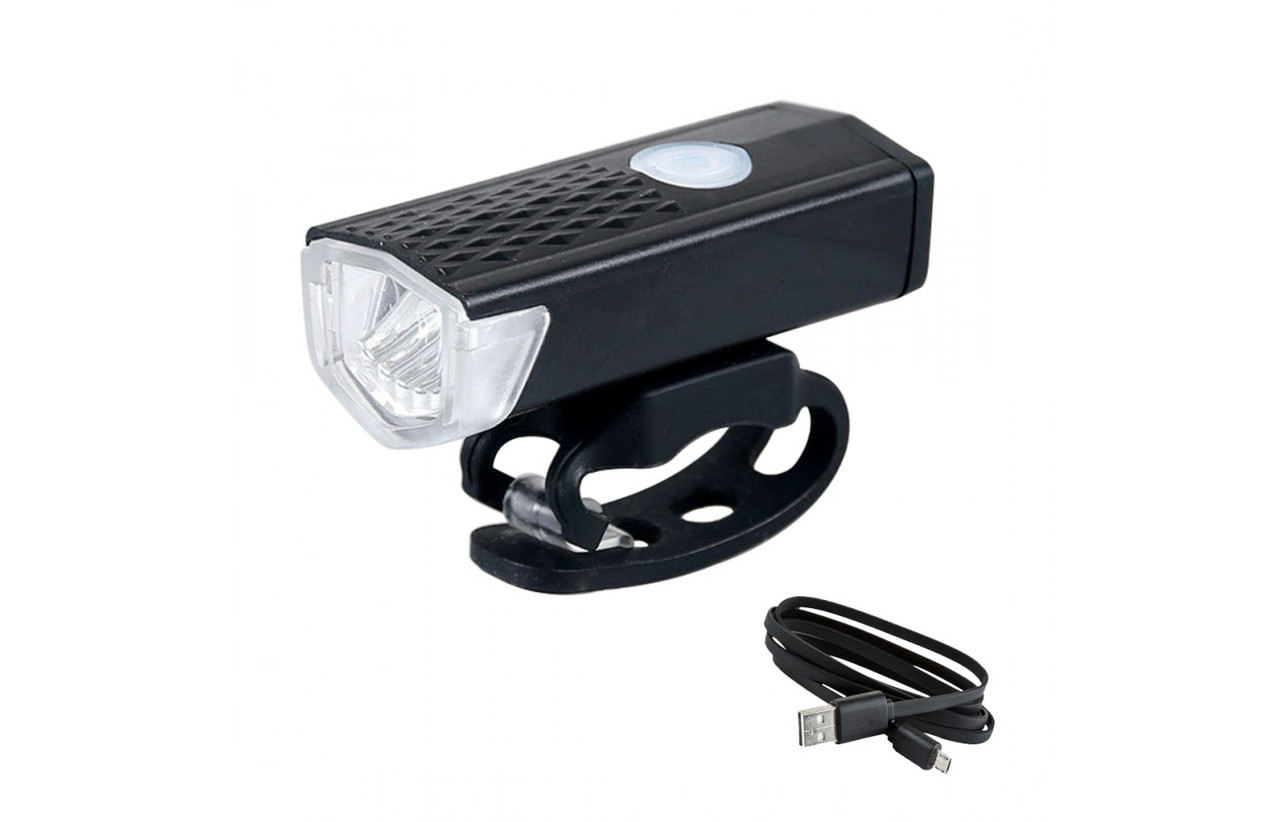 Фото Фара передня BauTech BSK-2271-LM, акумулятор, USB, чорний (BSK-2271)