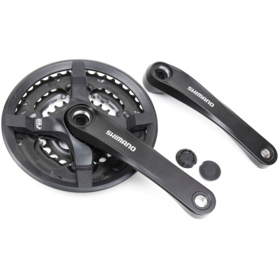 фото - Шатуны Shimano FC-TY501 42/34/24Т, 170 мм, черный (fc-ty501-42)