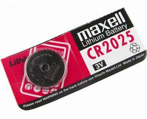 Батарейка Maxell CR2025 для велокомьютера (BAT034)