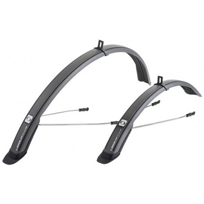 фото - Крылья Simpla Ubiquit SDL 28″ 50мм серый / черный (BLK078)