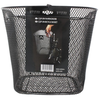 фото - Кошик передній Ventura з ручкою Чорний (A-PZ-0049)