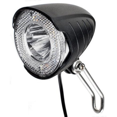 фото - Фара передня X-Light XC-110C під динамо 1W Led, чорний (a-O-b-p-0118)