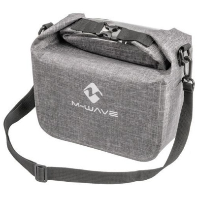 фото - Сумка на кермо M-Wave Suburban clip-on, сірий (A-SP-0217)