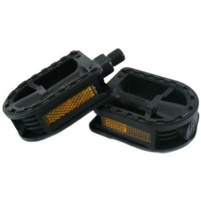 фото - Педалі FPD NW-90A, дитячі, тонка вісь 1/2, чорні (NW-90A-black)