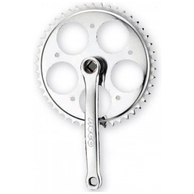 фото - Шатун Neco 46T 170мм, сталь, сріблястий (MKO702)