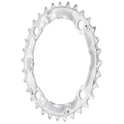 фото - Зірка для шатунів Shimano Deore M510 38T, сріблястий (CMK026)