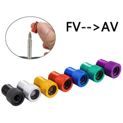 фото - Переходник для ниппеля ZJT-001 переход с FV на AV черный цвет (ZJT-001)