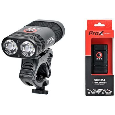 Фара передняя ProX Subra 600Lm, 1800mAh USB черный (A-O-B-P-0407)