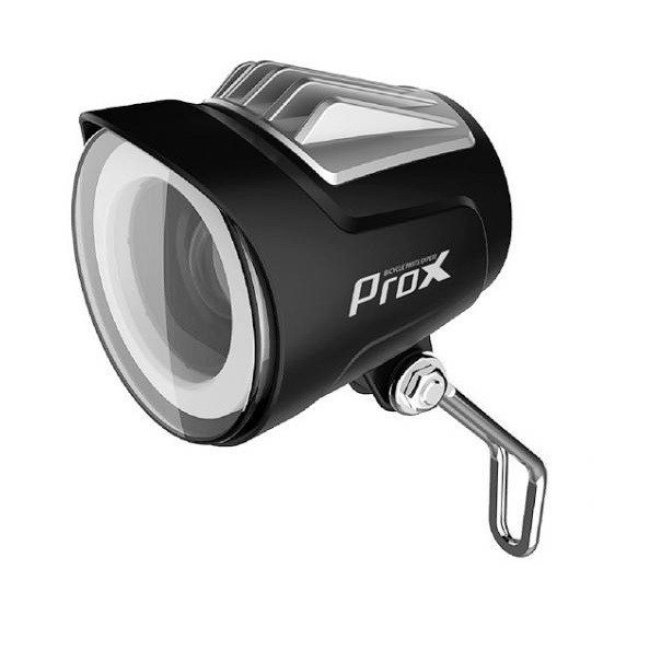 Фото Фара передня ProX Mirach Led 20Lux, E-BIKE DC36-48V чорна (A-O-B-P-0415)
