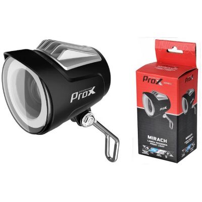 Фара передня ProX Mirach Led 20Lux, E-BIKE DC36-48V чорна (A-O-B-P-0415)