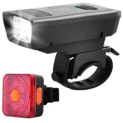 фото - Комплект ламп YC-1803-1-XPE перед + зад micro USB (YC-1803-1-XPE-6)