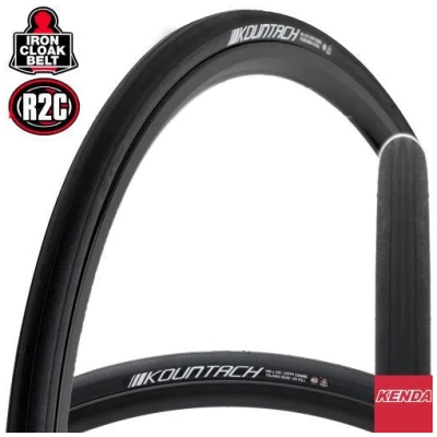 фото - Покрышка Kenda K1092 700 X 23C Kountach 120 TPI R2C + Iron cloak belt, черный (O-O-0420)
