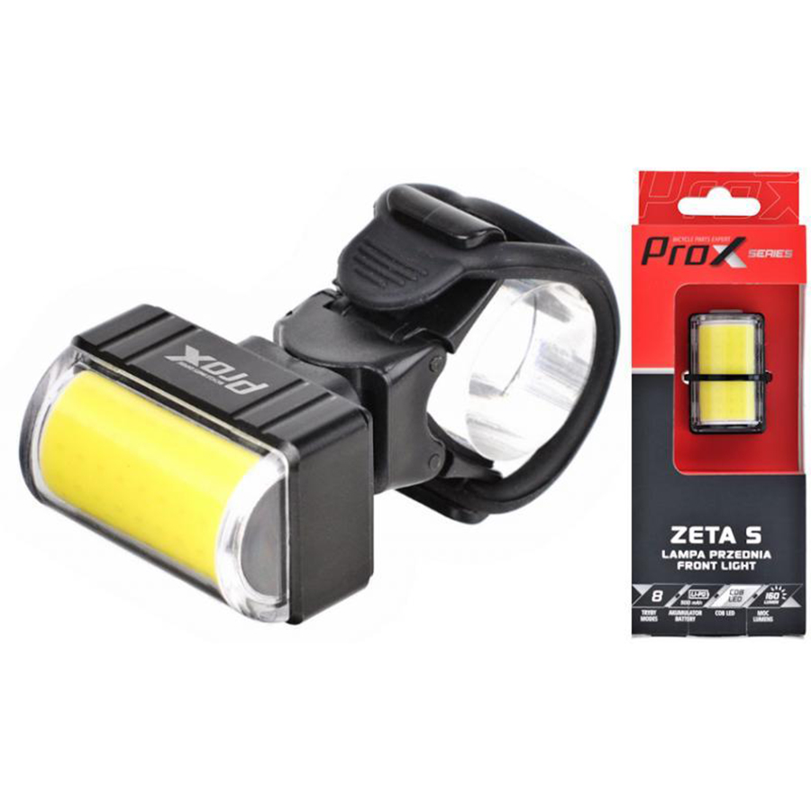 Фото Фара передня ProX Zeta S Cob Led 160 Lm 500 mAh USB (A-O-B-P-0419)
