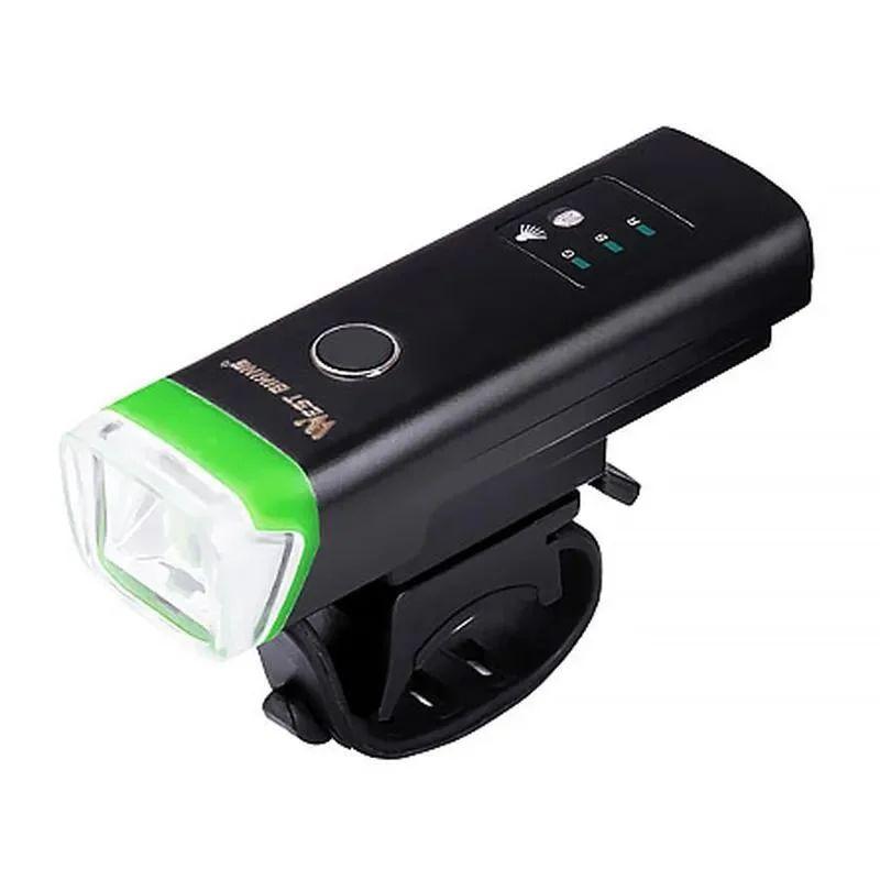Фото Фара передняя BauTech HJ-047-XPG, аккумулятор, ЗУ micro USB (HJ-047-XPG-green)
