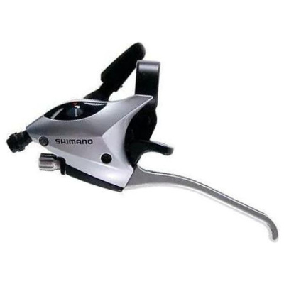 фото - Манетка моноблок Shimano ST-EF50 ліва, 3шв, чорний-сірий (02148)