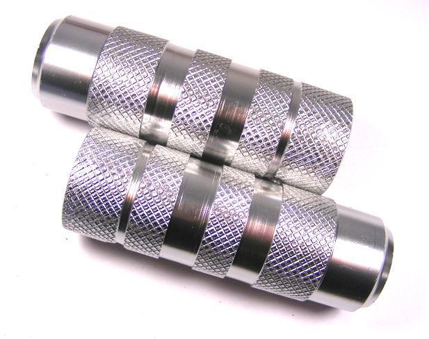 Пеги для BMX, fi38x110mmxM14 алюміній, сріблястий (PEG203)