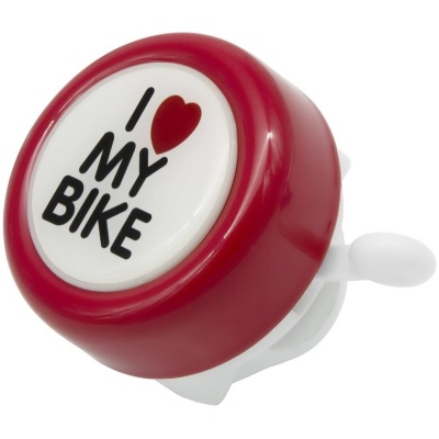 фото - Дзвінок Spencer I Love my Bike червоний (DZW030)