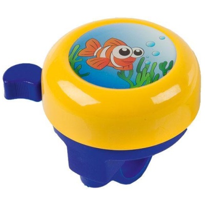 фото - Дзвінок M-Wave риба 55мм жовтий (A-DKL-0074-fish)