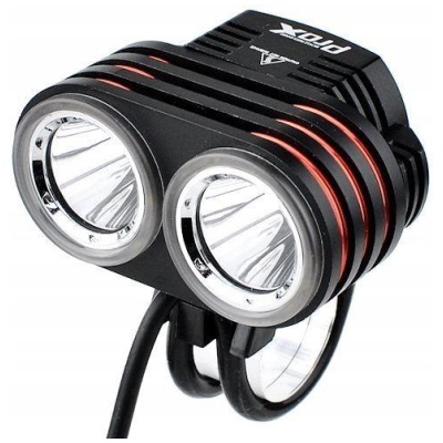 фото - Фара передня ProX Avior II + Power Cree чорний/червоний (A-O-B-P-0222)
