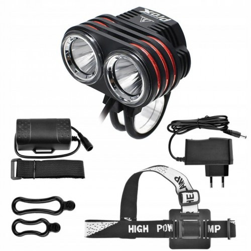 Фара передняя ProX Avior II + Power Cree черный / красный (A-O-B-P-0222)