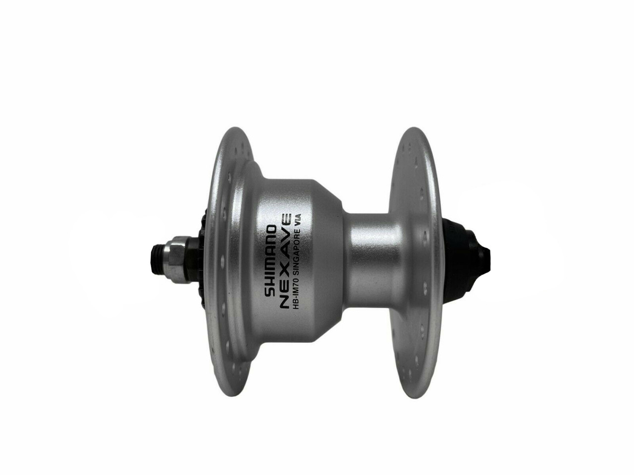 Фото Втулка передня Shimano HB-IM70 NEXAVE 36шп, Center Lock, сріблястий (HB-IM70)