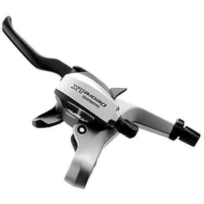 фото - Манетка моноблок Shimano Deore LX ST-M580 левая 3ск серый (ST-M580-3)