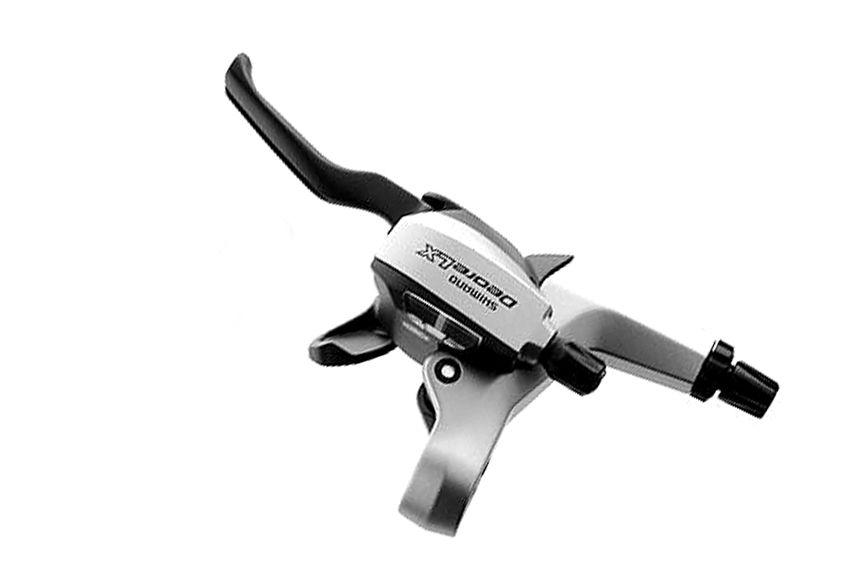 Фото Манетка моноблок Shimano Deore LX ST-M580 левая 3ск серый (ST-M580-3)