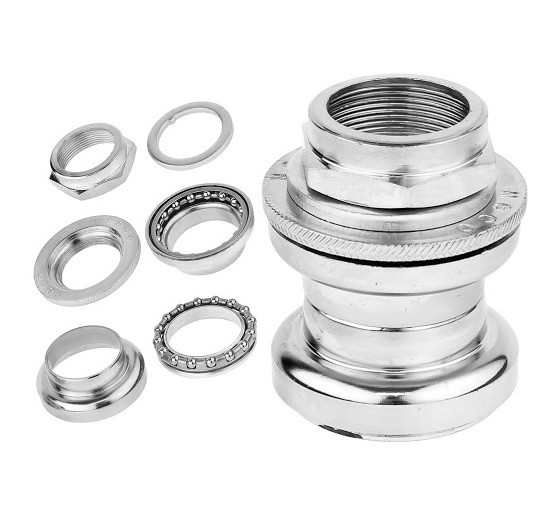 Рулевая чашка Neco 1'' 22,2x30x27, резьбовая серая (H-831 silver)