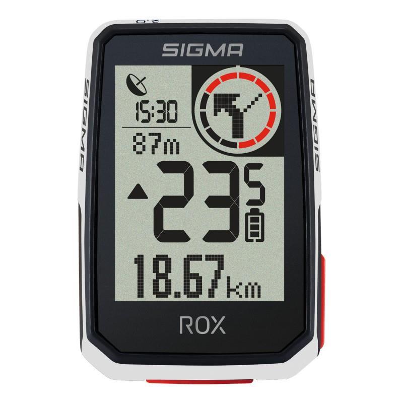 Фото Велокомпьютер Sigma ROX 2.0 E-BIKE, 14 функций, белый (LIS122)