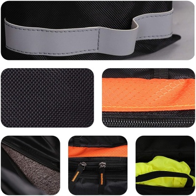 фото - Велосумка на багажник ProX Dakota 035 15 л, чорно / червоний (A-SP-0235)