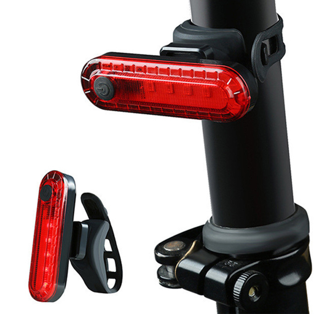 Фото Ліхтар задній BauTech HJ-056-5SMD акум. Li-ion, micro USB, чорний (HJ-056-5SMD)