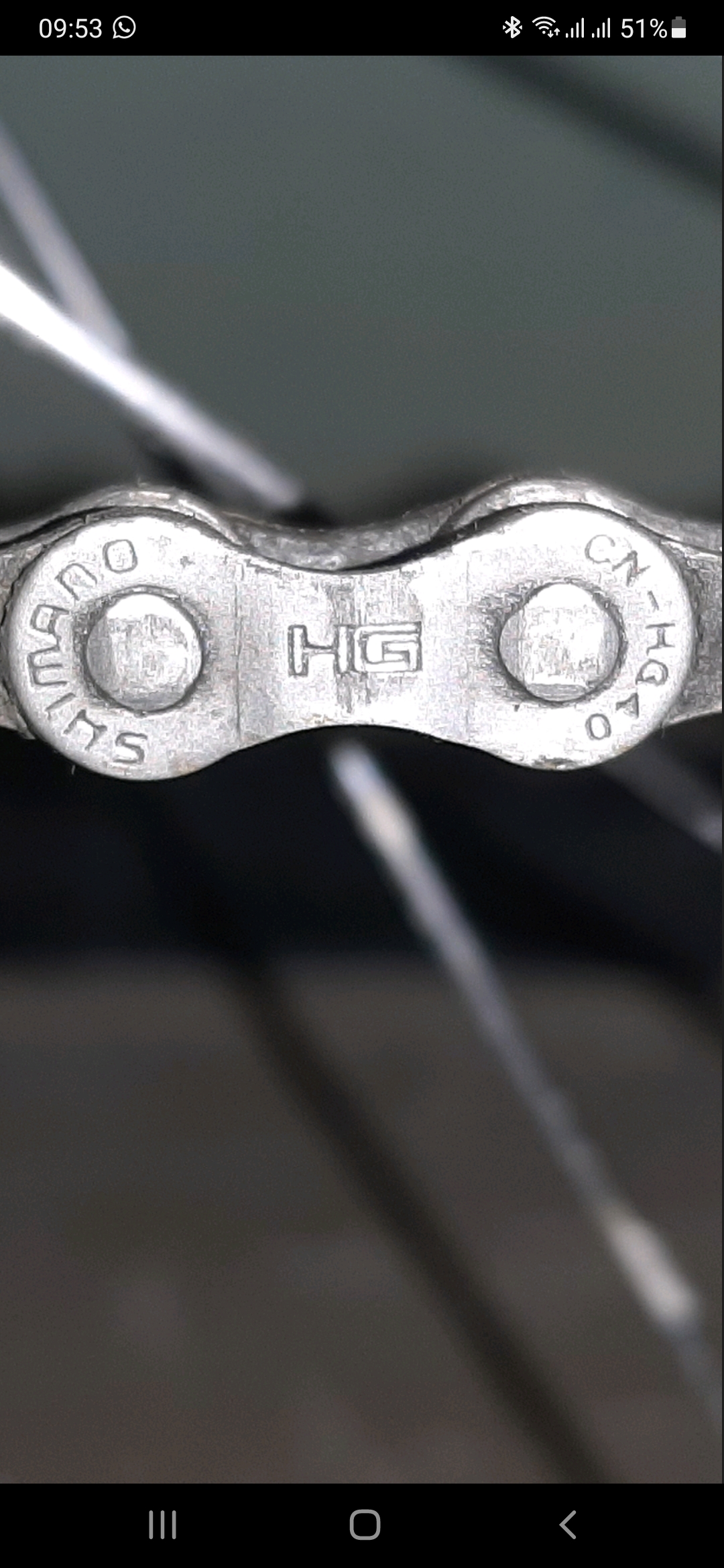 Цепь Shimano CN-HG40 8 скор.. серый (CN-HG40) photo review