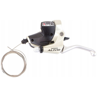 фото - Манетка моноблок Shimano ST-M410 Alivio 3 скор. (ST-M410-3)