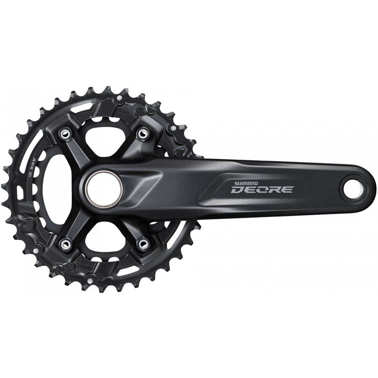 Фото Шатуны SHIMANO FC-M4100-2 Deore, 26×36Т,  L175мм, черный (CHW-283)