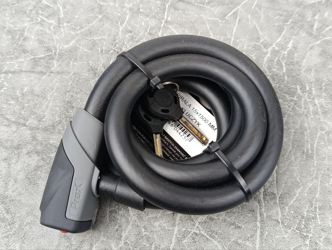 фото - Замок ProX Armor під ключ 15 х 1500 мм. чорний (A-Z-0311)