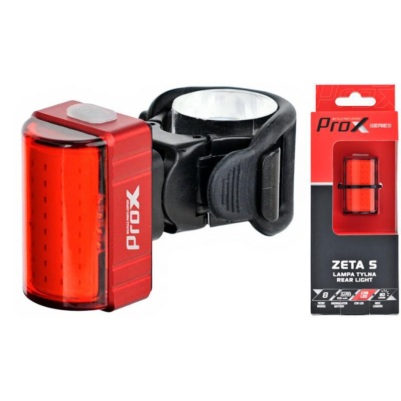 Фара задняя ProX S Zeta Cob Led 80 Lm 500 mAh USB, красный (A-O-B-P-0420)
