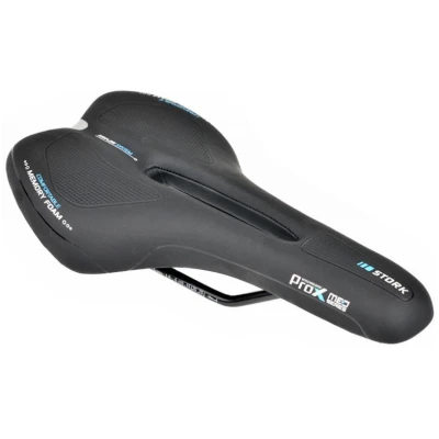 фото - Сідло ProX Stork Med Memory Foam, Reflex, чорний (C-SI-0330)