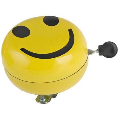 фото - Дзвінок M-Wave Big Ding Dong жовтий, смайл (A-DKL-0093)