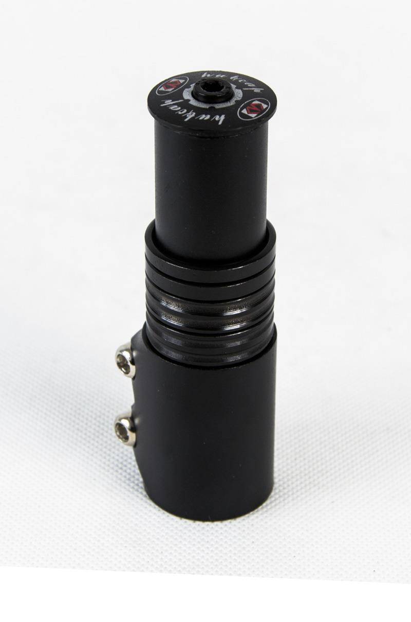 Адаптер для руля Taiwan 1-1/8" 28,6 117мм, черный (WKI034)