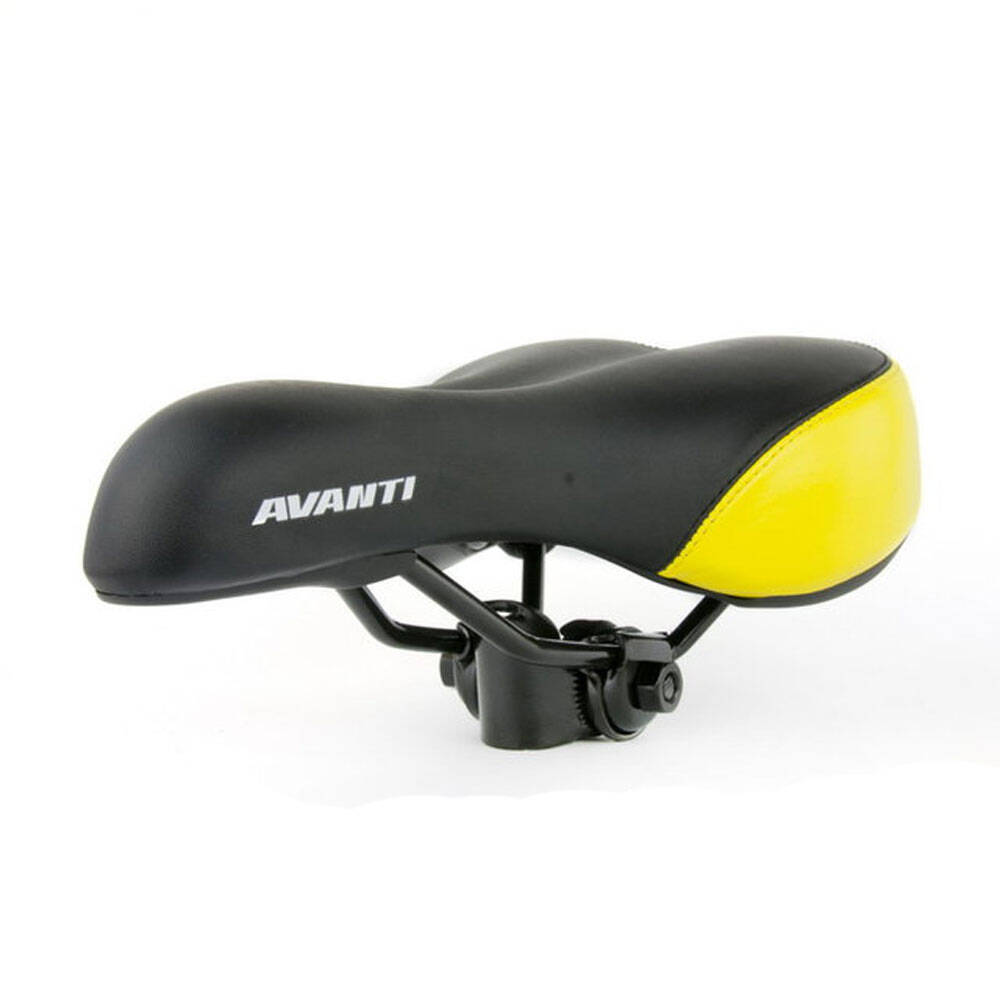 Седло Avanti AVY-6690 черный /желтый (6690-black-yellow)