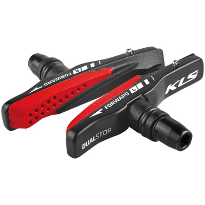 фото - Колодки тормозные катриджные KLS Dualstop V-01 для V-Brake пара