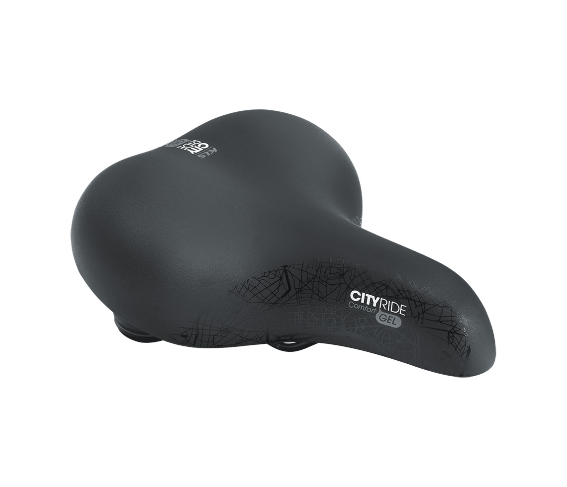 Фото Седло KLS Cityride гелевое черное