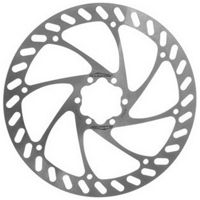 фото - Ротор Alligator Pizza 160 мм под 6 болтов серебристый