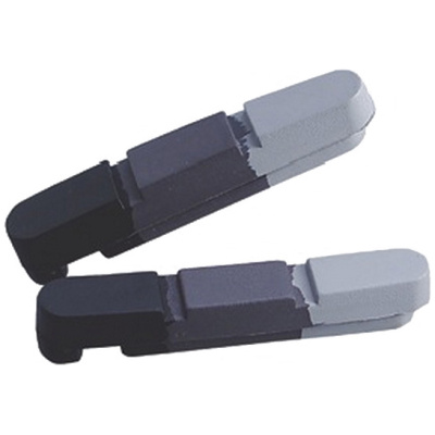 фото - Картриджи Alligator для колодок для алюминиевых ободов черно-серо-белые.