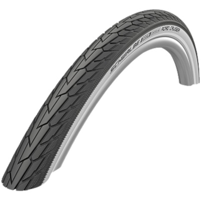 фото - Покришка 28×1.25 (32-622) 700x32C Schwalbe ROAD CRUISER K-Guard Active B / W HS484 GREEN 50EPI