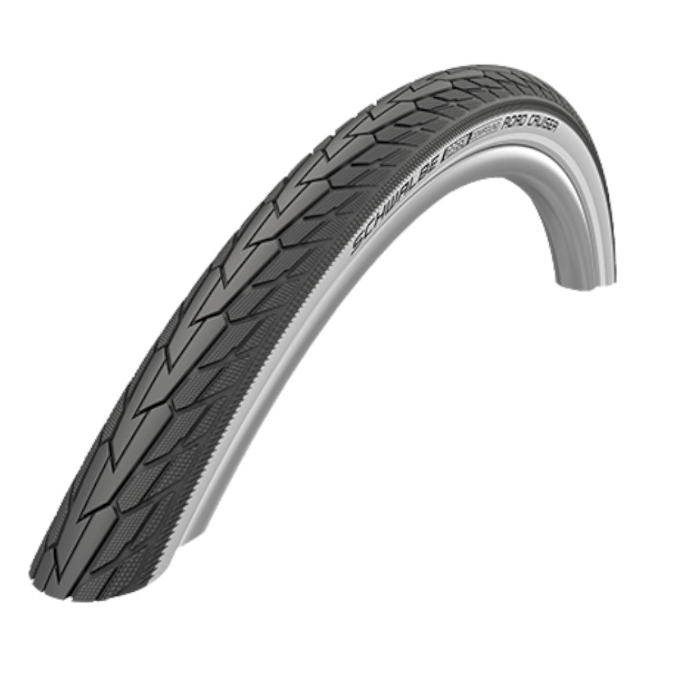 Фото Покришка 28×1.25 (32-622) 700x32C Schwalbe ROAD CRUISER K-Guard Active B / W HS484 GREEN 50EPI