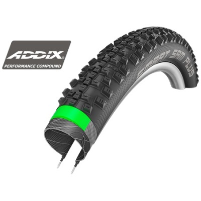 фото - Покришка Schwalbe Smart Sam Plus 26×2.25(57-559) Addix Performance. GreenGuard SnakeSkin B/B-SK