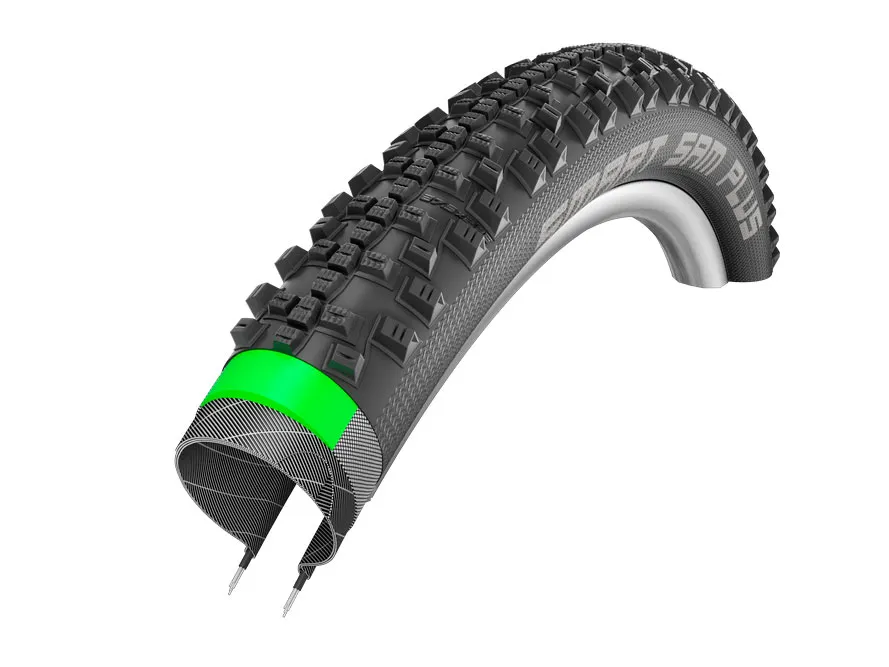 Покрышка Schwalbe Smart Sam Plus 26x2.25(57-559) Addix Performance. GreenGuard SnakeSkin B/B-SK