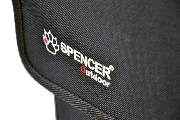 Велосумка на багажник Spencer 2-х секційна 18л, чорний (SAKB19)
